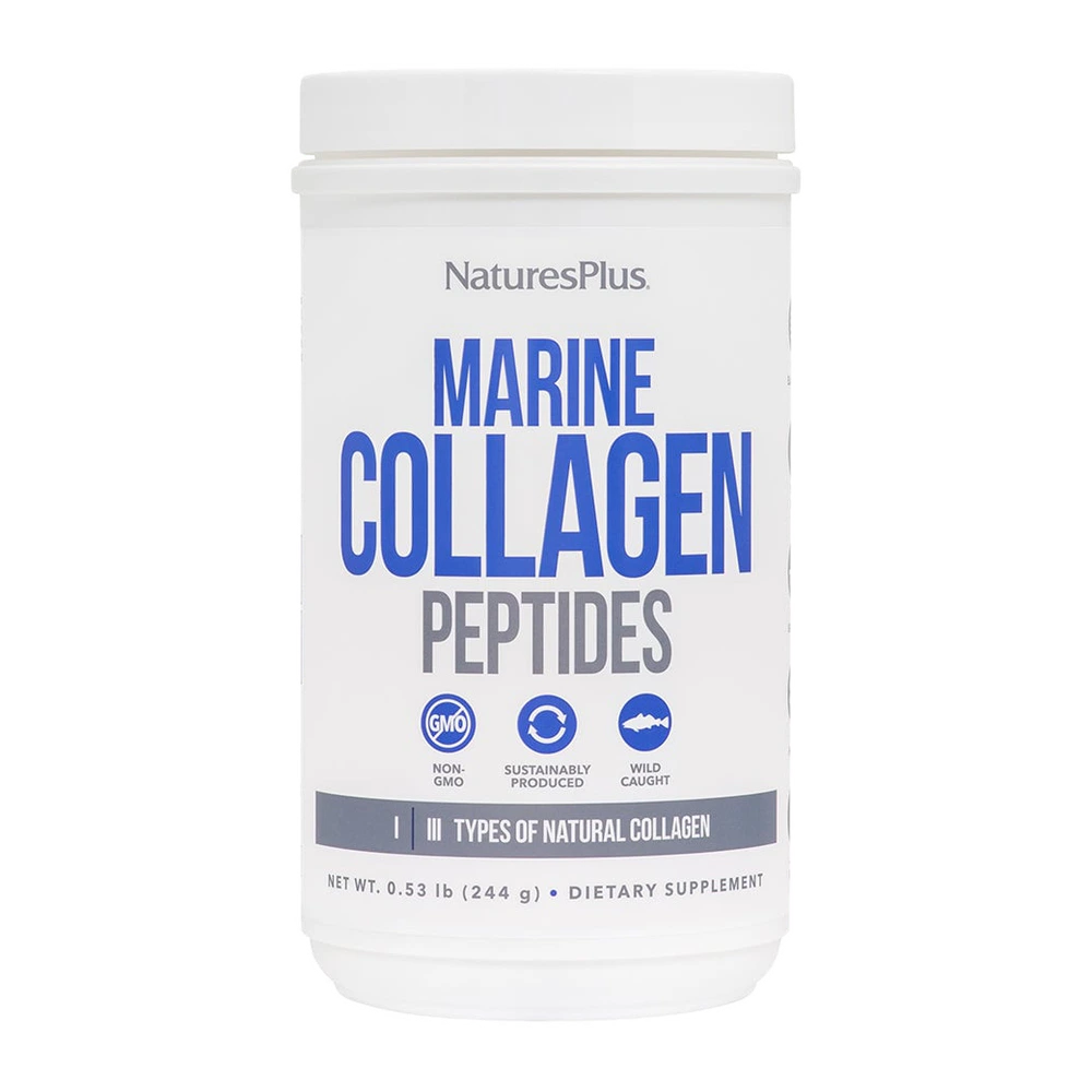 Natures Plus - Collagen Peptides Marine - 244 grams