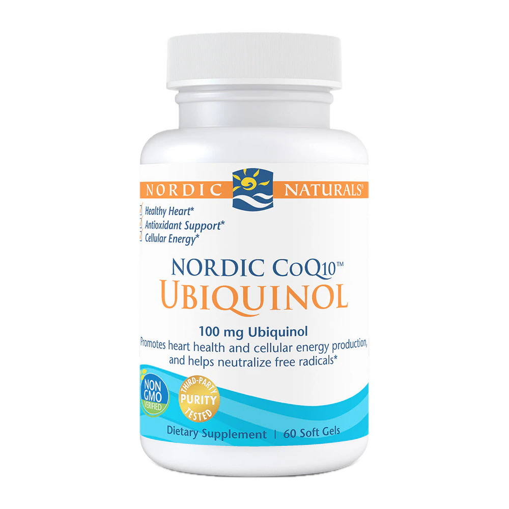 Nordic Naturals - CoQ10 Ubiquinol - Unflavored - 60 count