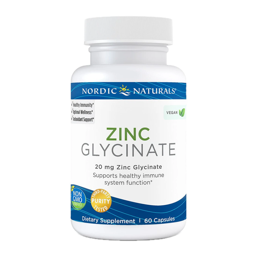 Nordic Naturals - Zinc Glycinate - 60 Capsules