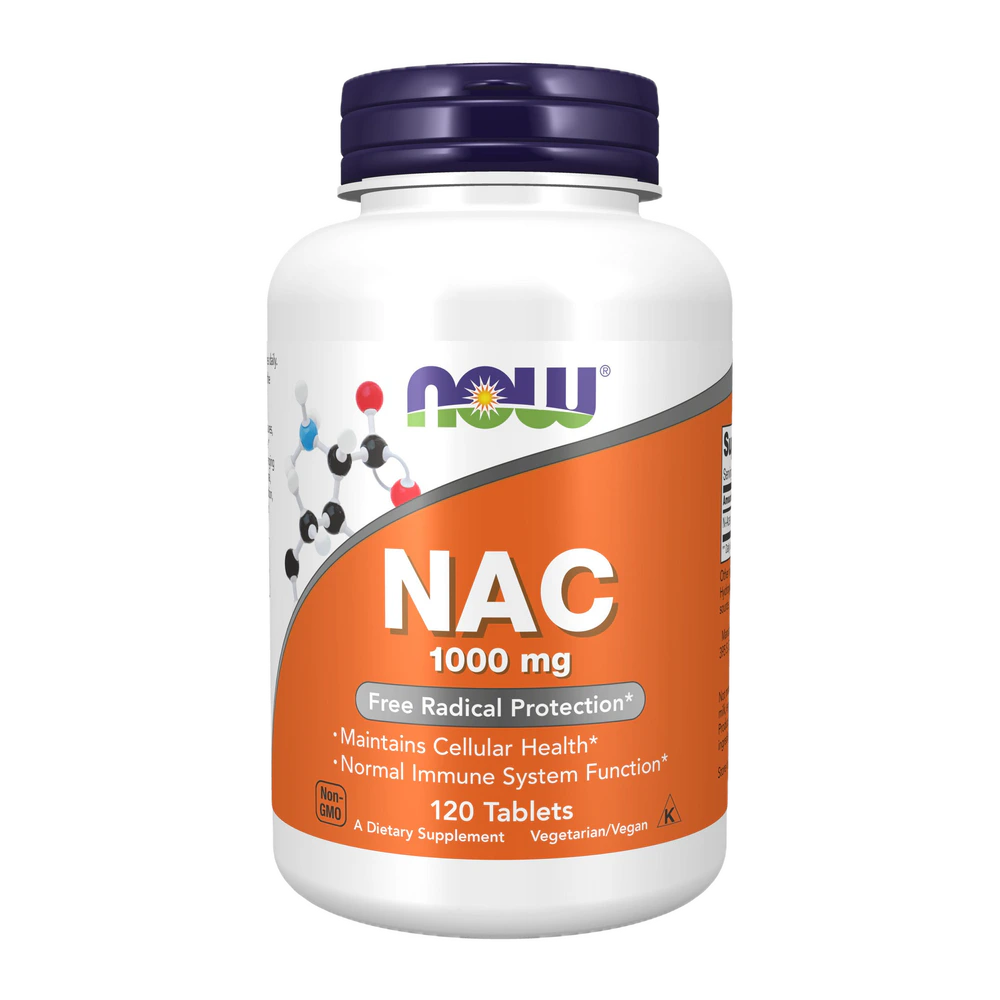 Now - NAC 1000 mg - 120 Tablets