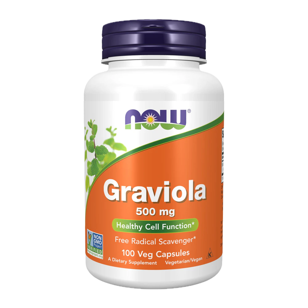 Now - Graviola (soursop) 500mg - 100 Capsules