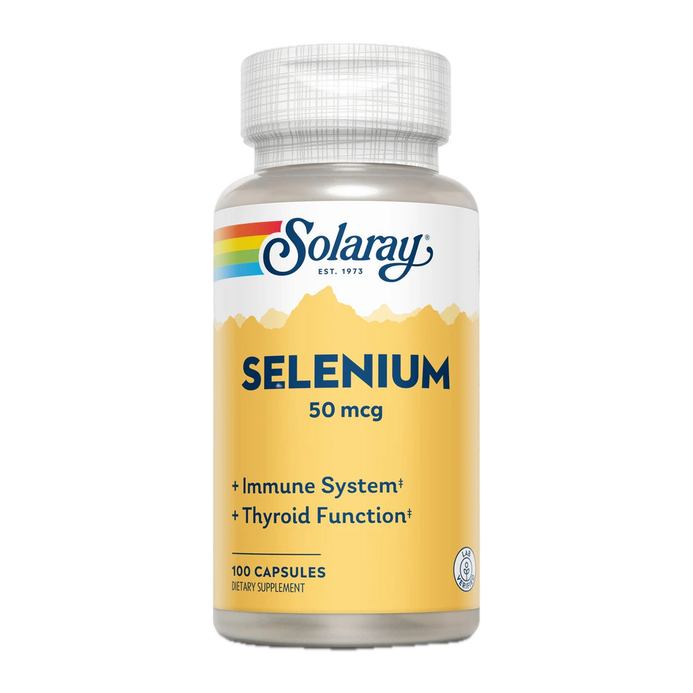 Solaray - Selenium 50 mcg - 100 Capsules