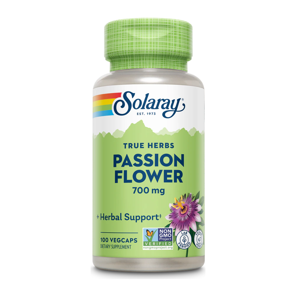 Solaray - Passion Flower - 100 Capsules