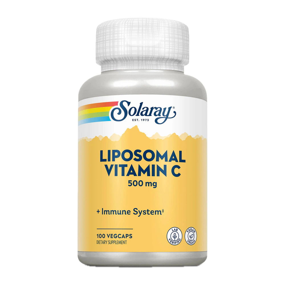 Solaray - Liposomal Vitamin C 500 mg - 100 Veg Capsules
