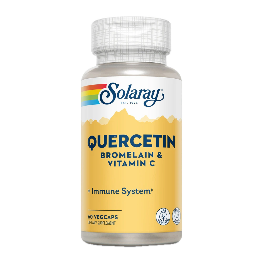 Solaray - Quercetin w Bromelain & C (QBC Plex) - 60 Veg Capsules