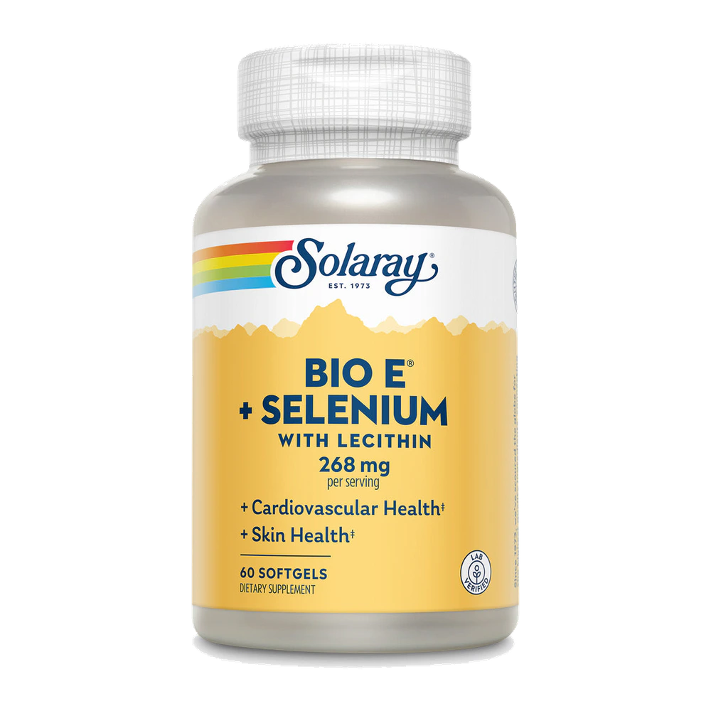 Solaray - Vitamin E Mixed W Selenium - 60 Softgels