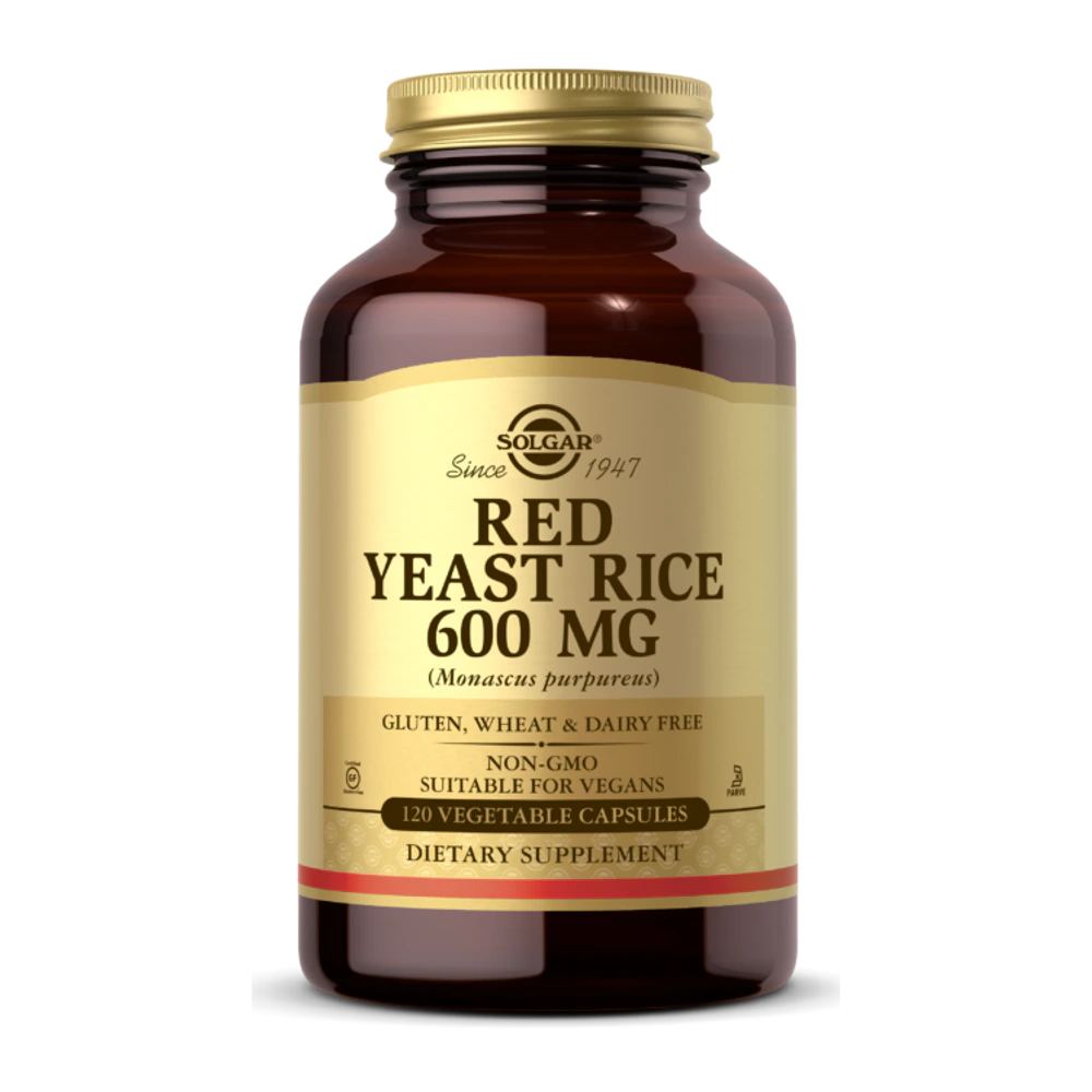 Solgar - Red Yeast Rice - 120 Capsules