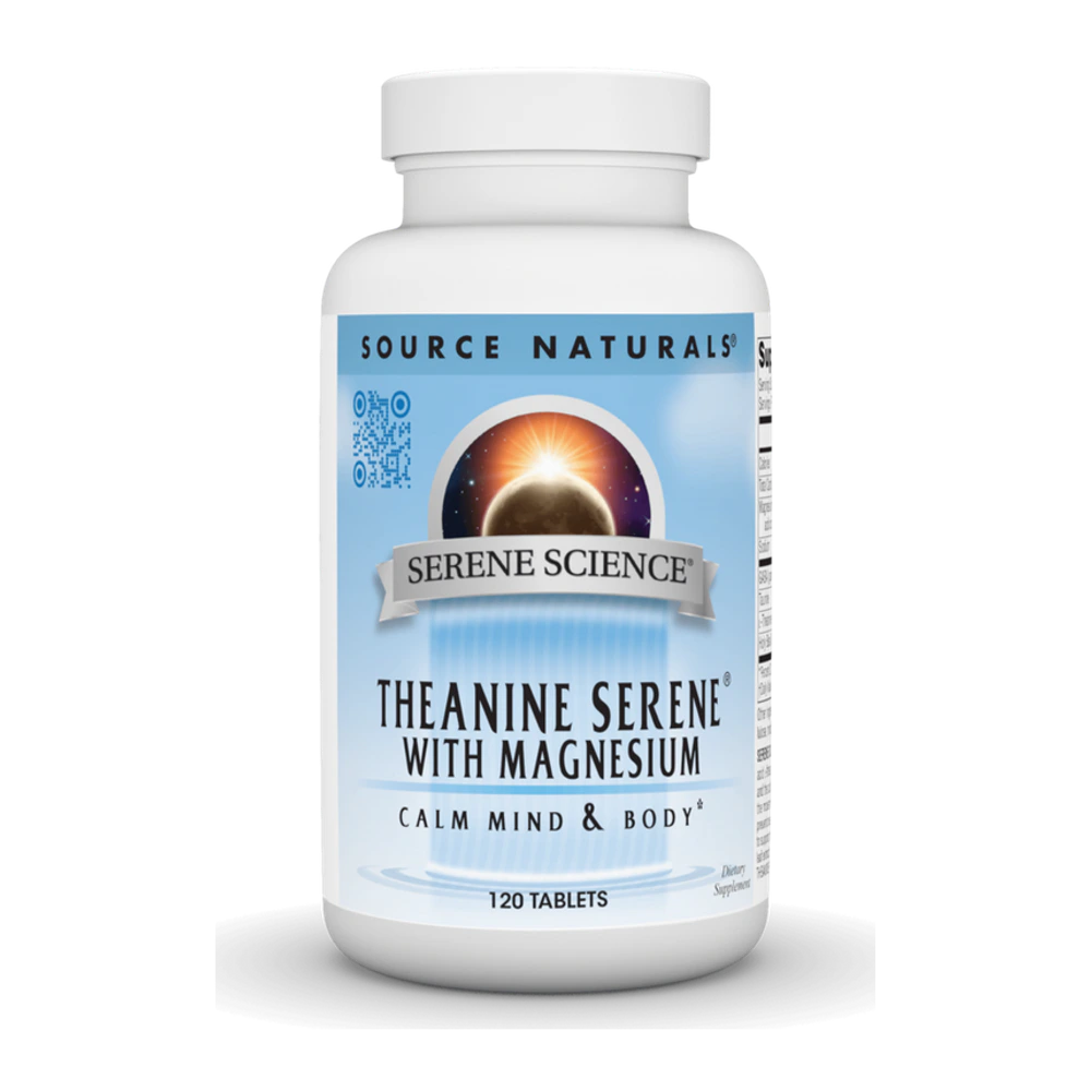 Source Naturals - Theanine Serine - 120 Tablets
