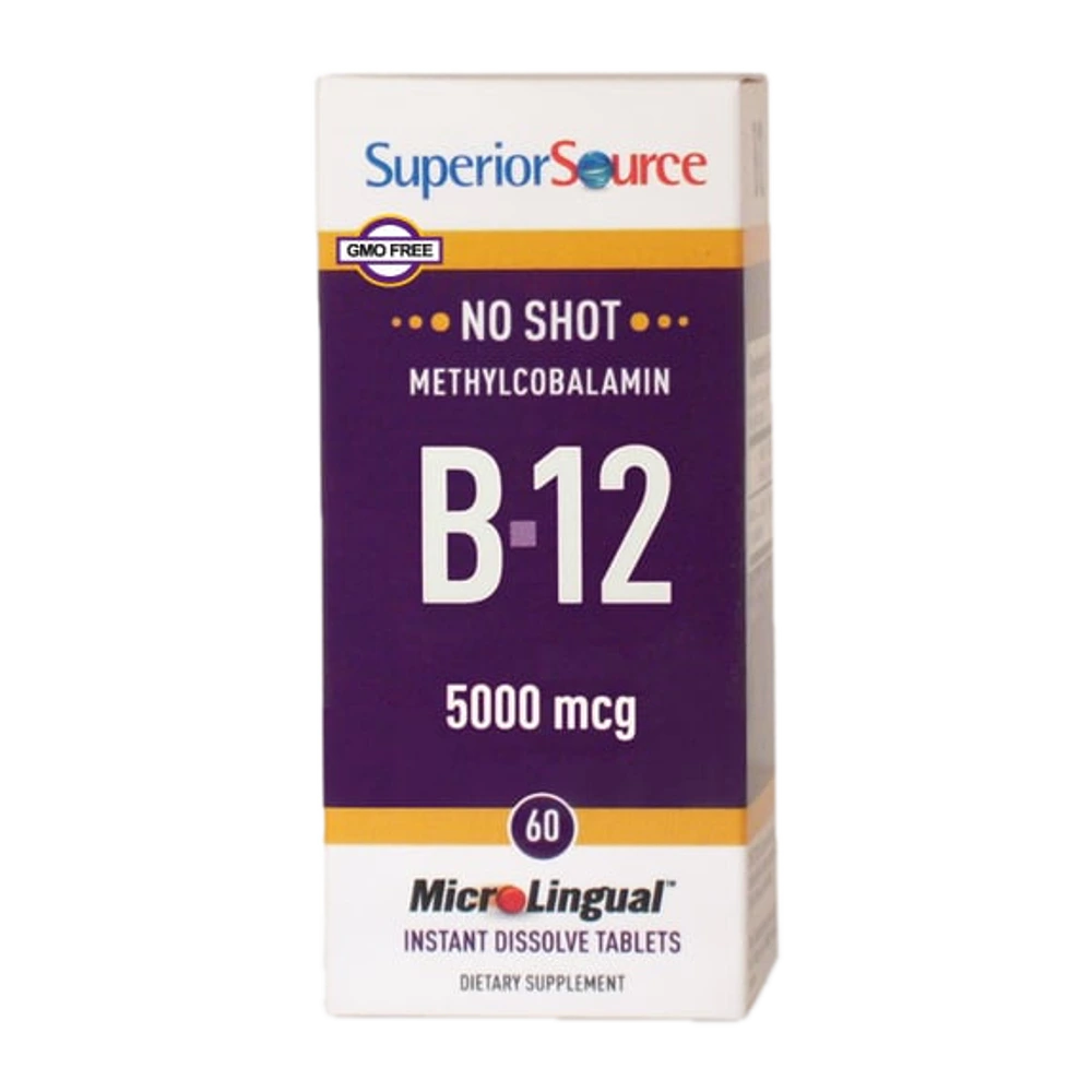 Superior Source - Methylcobalamin B-12 5000 - 60 Tablets