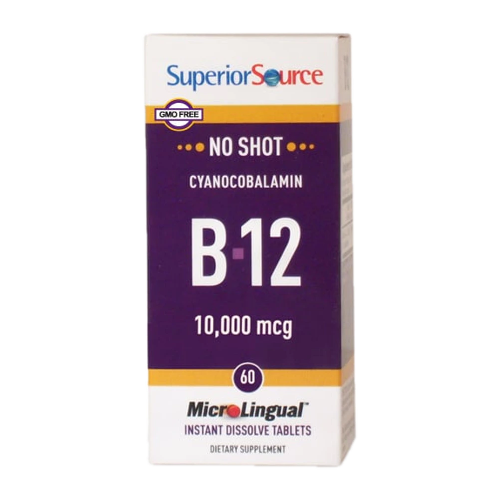 Superior Source - Methyl B12 10,000 mcg - 30 Tablets
