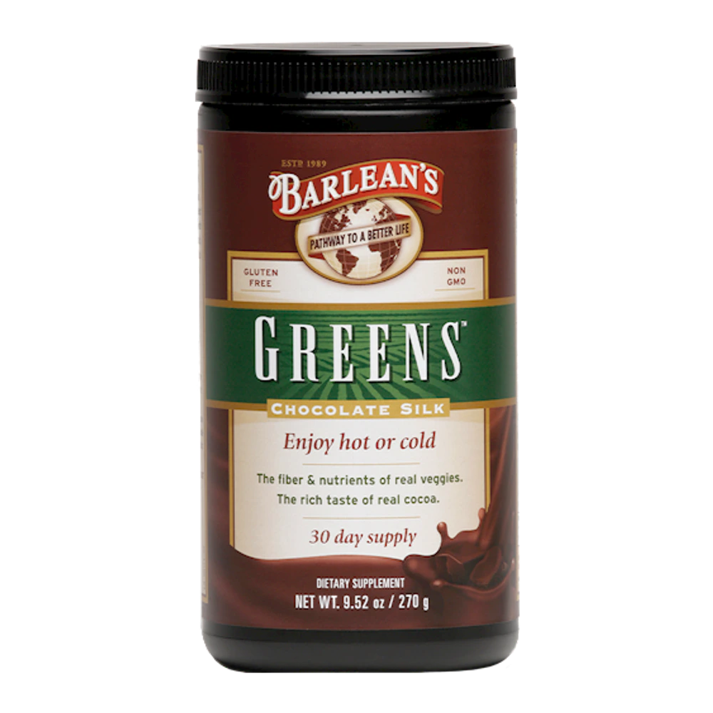 Barleans - Chocolate Silk Greens Powder - 9.52 oz