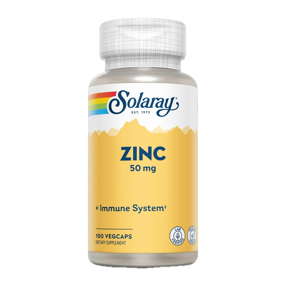 Solaray - Zinc 50 mg - 100 Capsules
