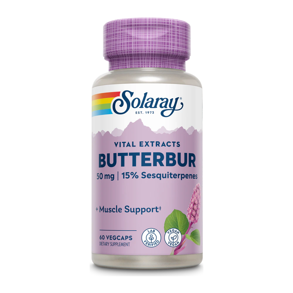 Solaray - Butterbur Root Extract 50 mg - 60 count
