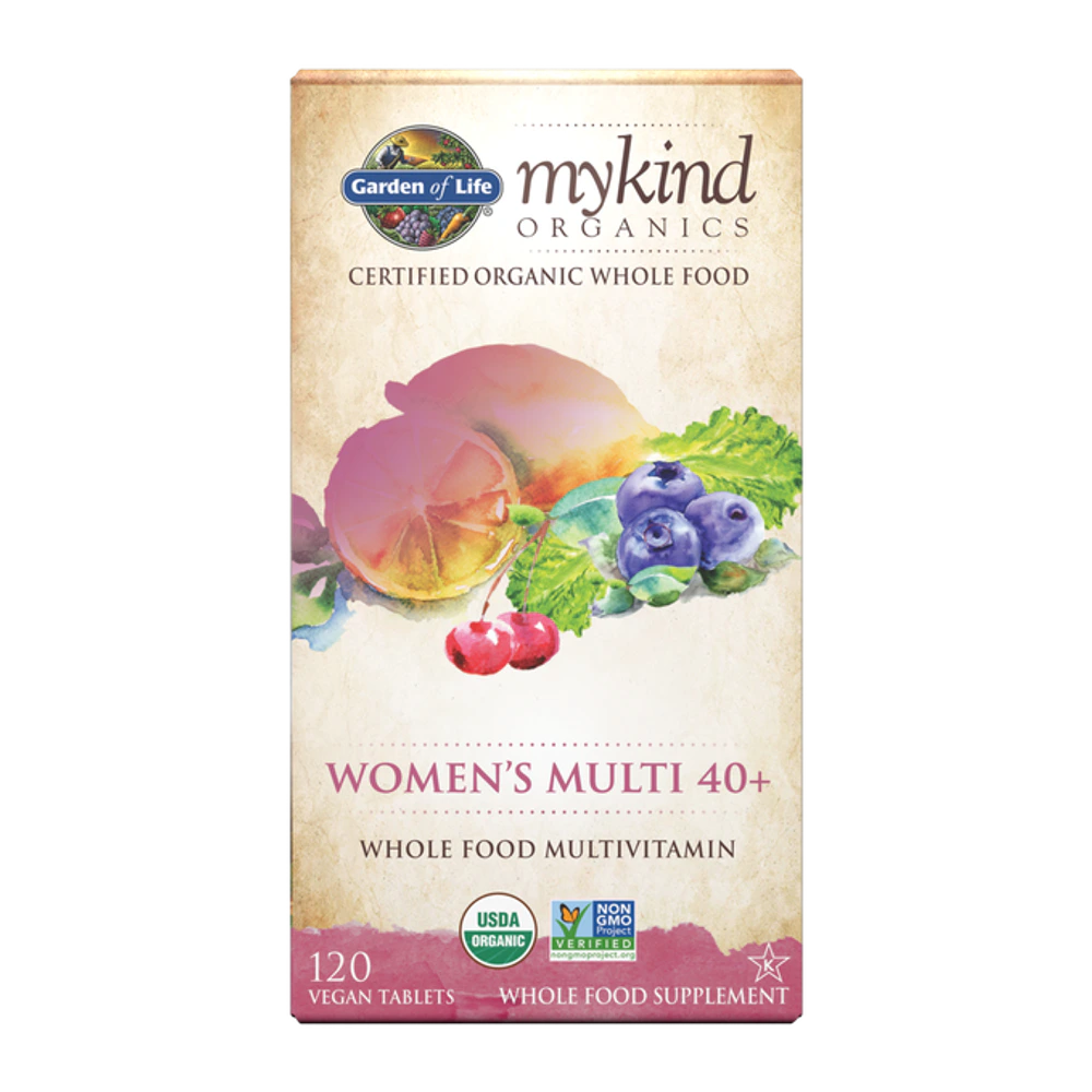 Garden of Life - Mykind Organics Women's Multi 40+ - 120 Tablets