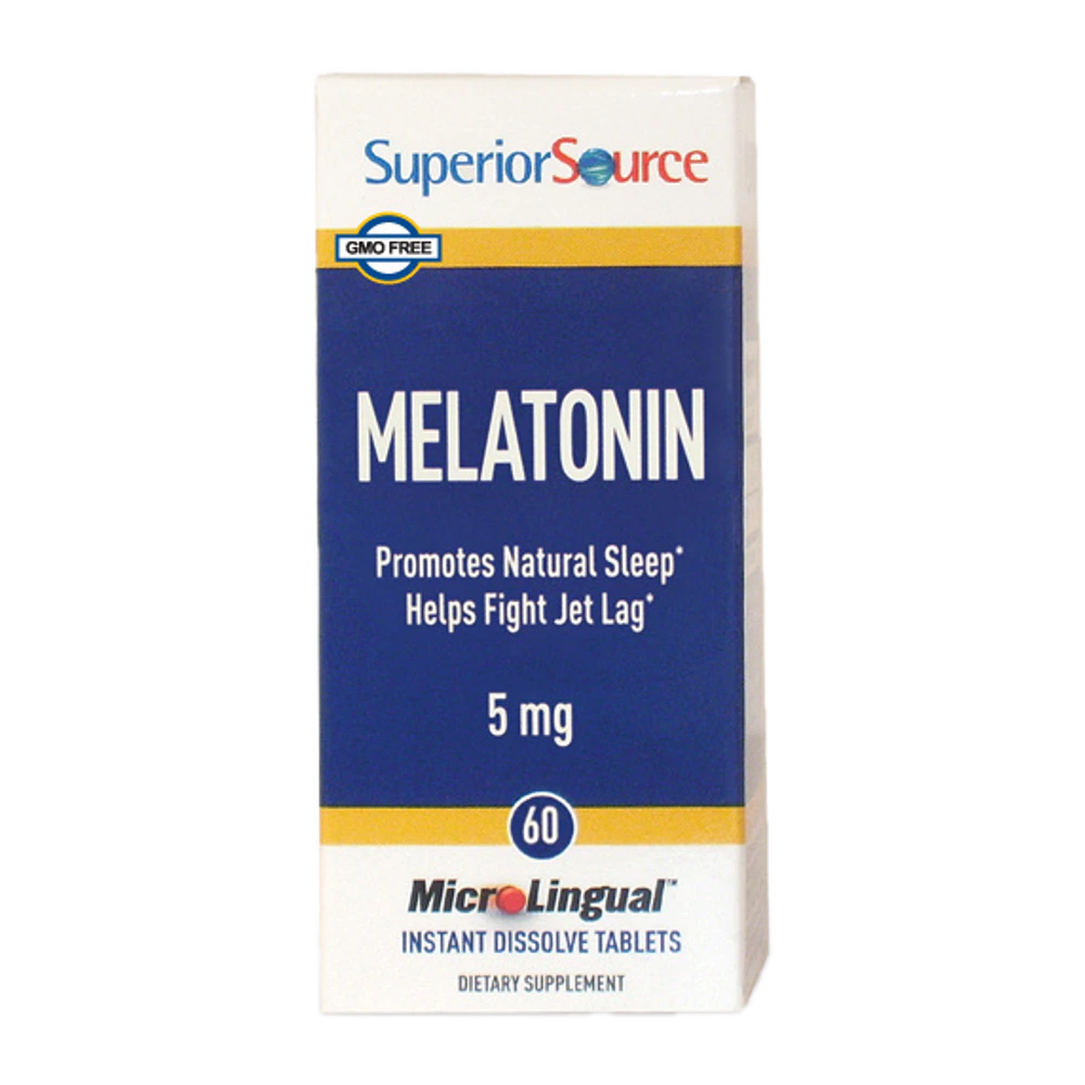 Superior Source - Melatonin 5 mg - 60 Tablets