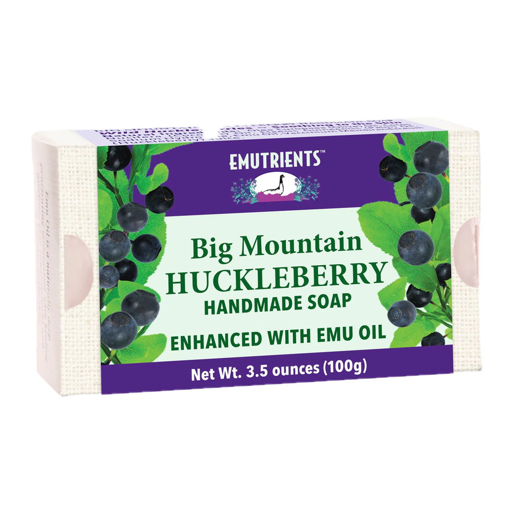 Montana Emu - Soap Huckleberry - 3.5 oz Bar