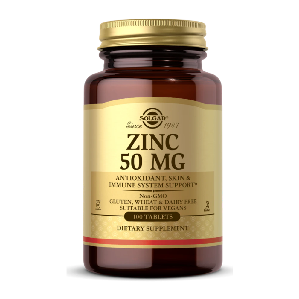 Solgar - Zinc 50 - 100 Tablets