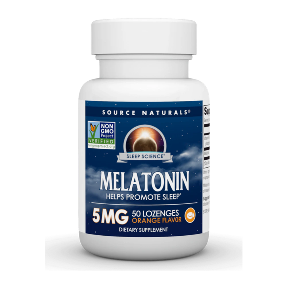Source Naturals - Melatonin 5mg Orange - 50 Lozenges
