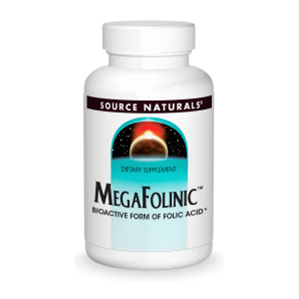 Source Naturals - Megafolinic Acid - 120 Tablets