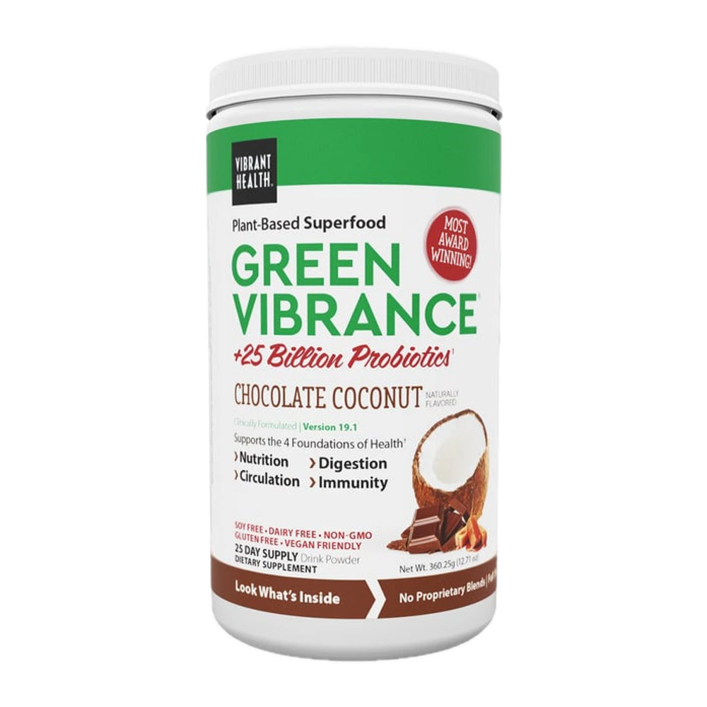 Vibrant Health - Green Vibrance Chocolate Coconut - 12.71 oz