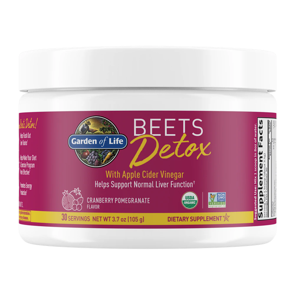 Garden of Life - Beets Detox Cranberry Pomegranate - 3.7 oz