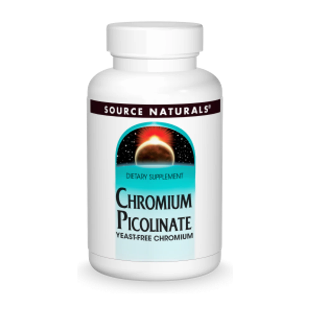 Source Naturals - Chromium Picolinate 200 mcg - 120 Tablets
