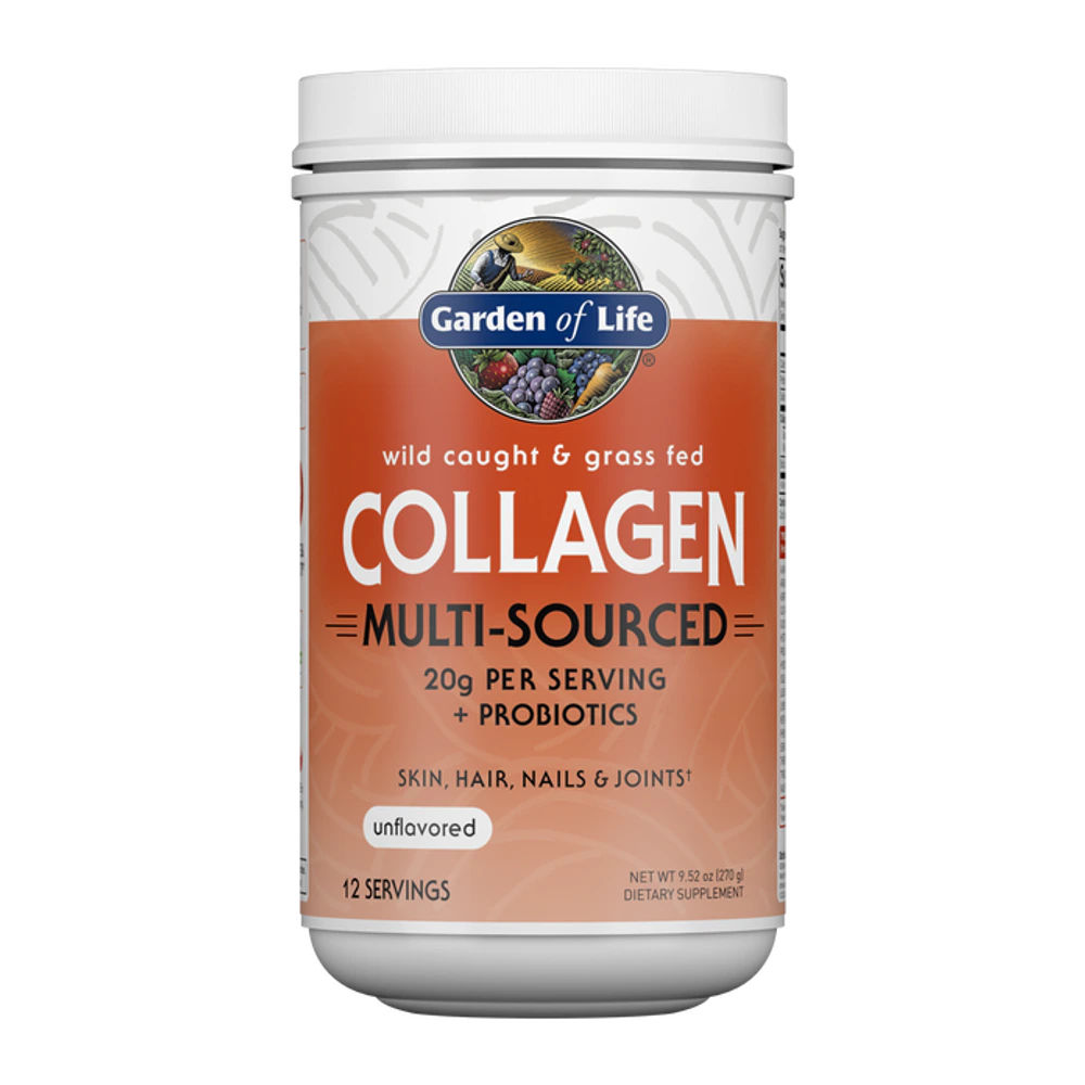 Garden of Life - Collagen Multi Sourced Unflavored - 9.52 oz