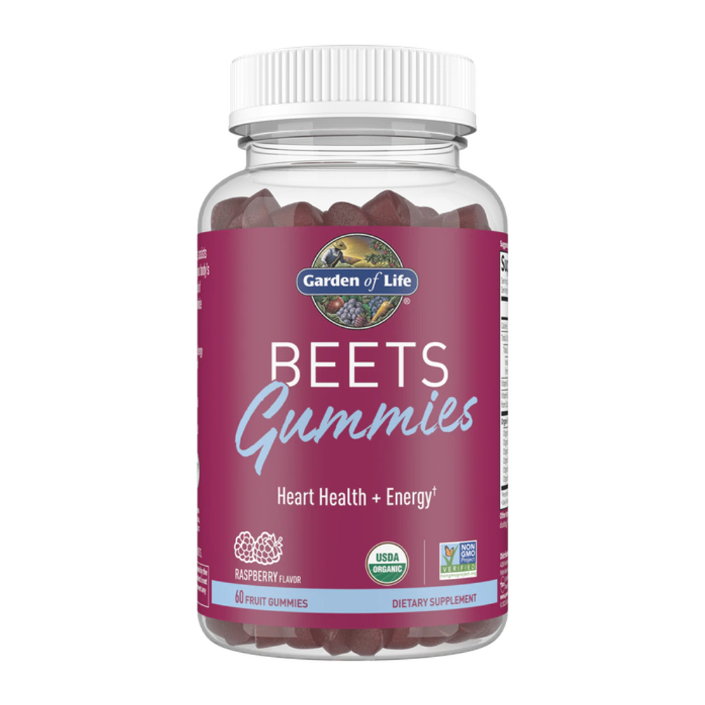 Garden of Life - Organic Beets Gummies Rasp - 60 Gummies