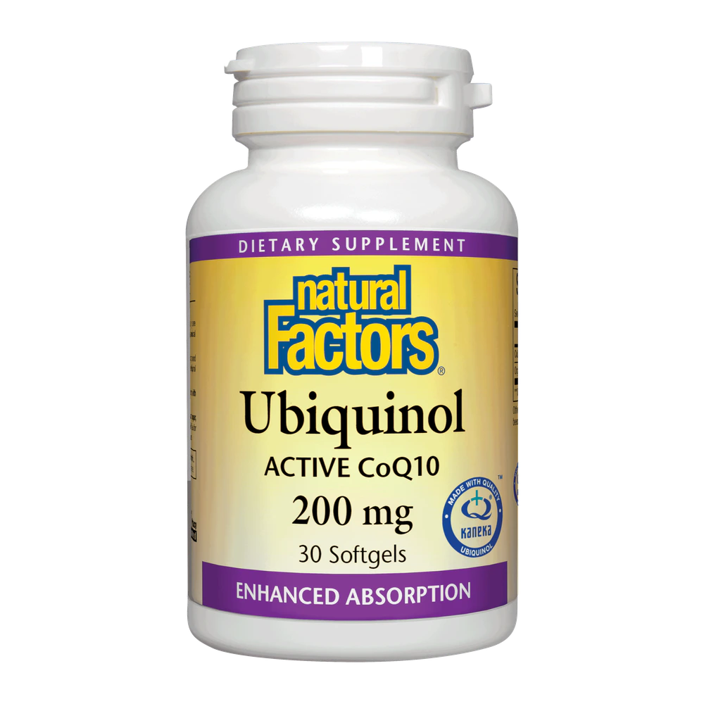 Natural Factors - Ubiquinol Active CoQ10 200 mg - 30 Softgels