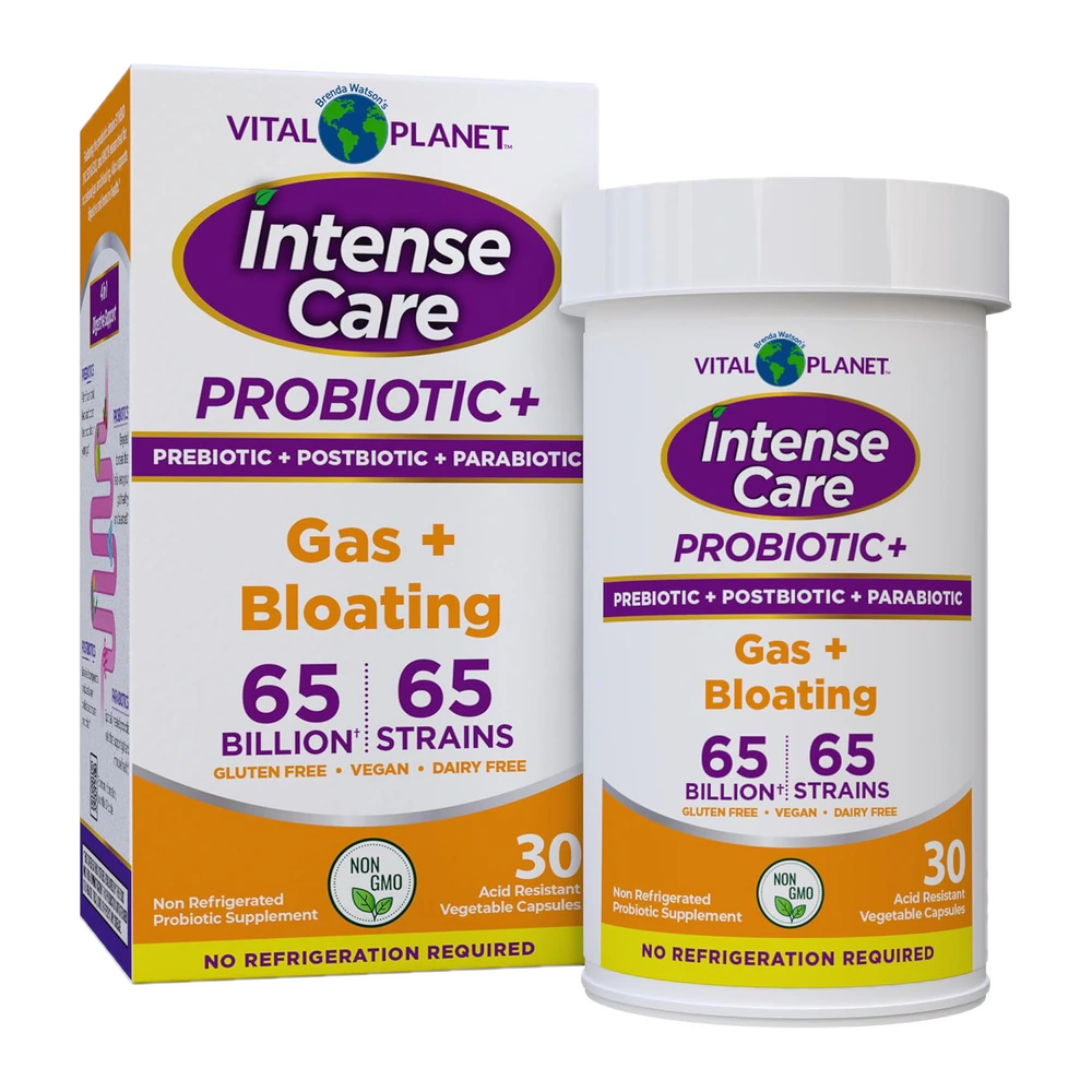 Vital Planet - Intense Care Gas + Bloating - 30 Capsules