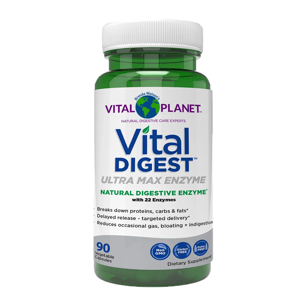 Vital Planet - Vital Digest Max Support Enzymes - 90 caps