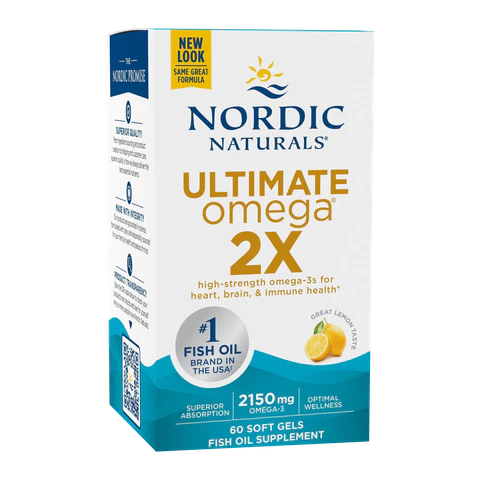 Nordic Naturals - Ultimate Omega 2X Lemon - 60 count