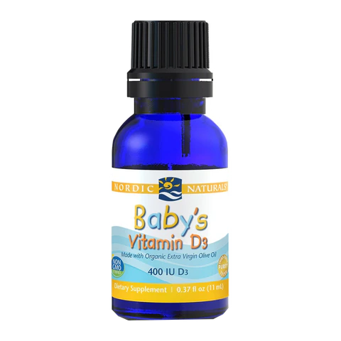 Nordic Naturals - Babys Vitamin D3 Drops - 0.37 oz