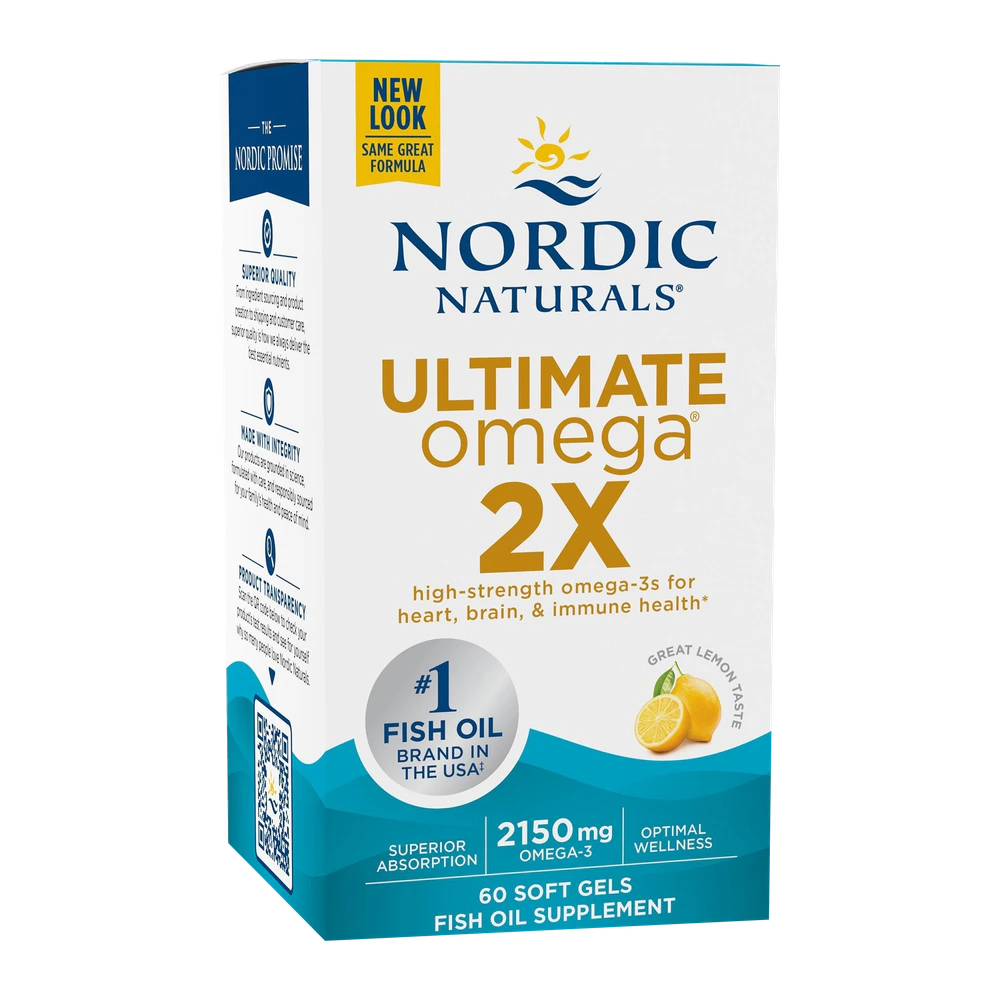 Nordic Naturals - Ultimate Omega 2X Lemon - 60 count