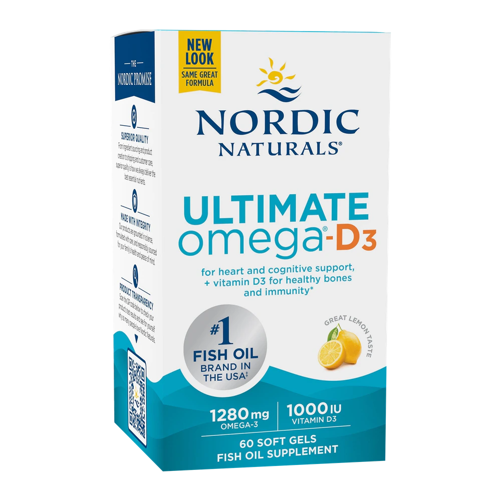 Nordic Naturals - Ultimate Omega-D3 Lemon - 60 count