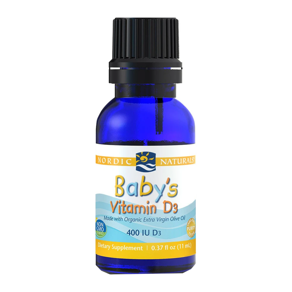 Nordic Naturals - Babys Vitamin D3 Drops - 0.37 oz