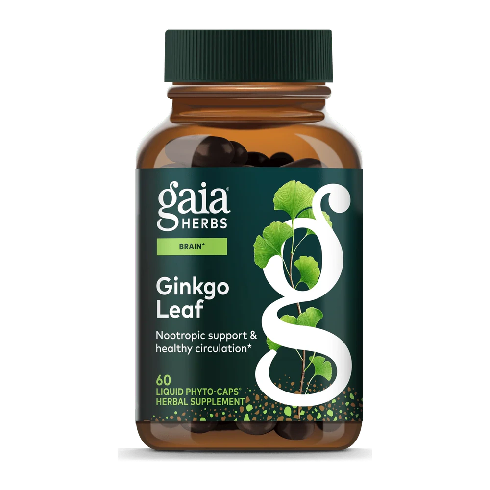 Gaia Herbs - Ginkgo Leaf - 60 Capsules