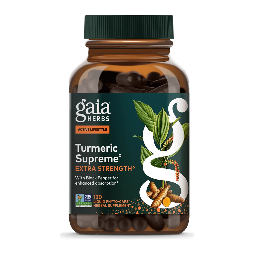Gaia Herbs - Turmeric Supreme - 120 Veg Capsules