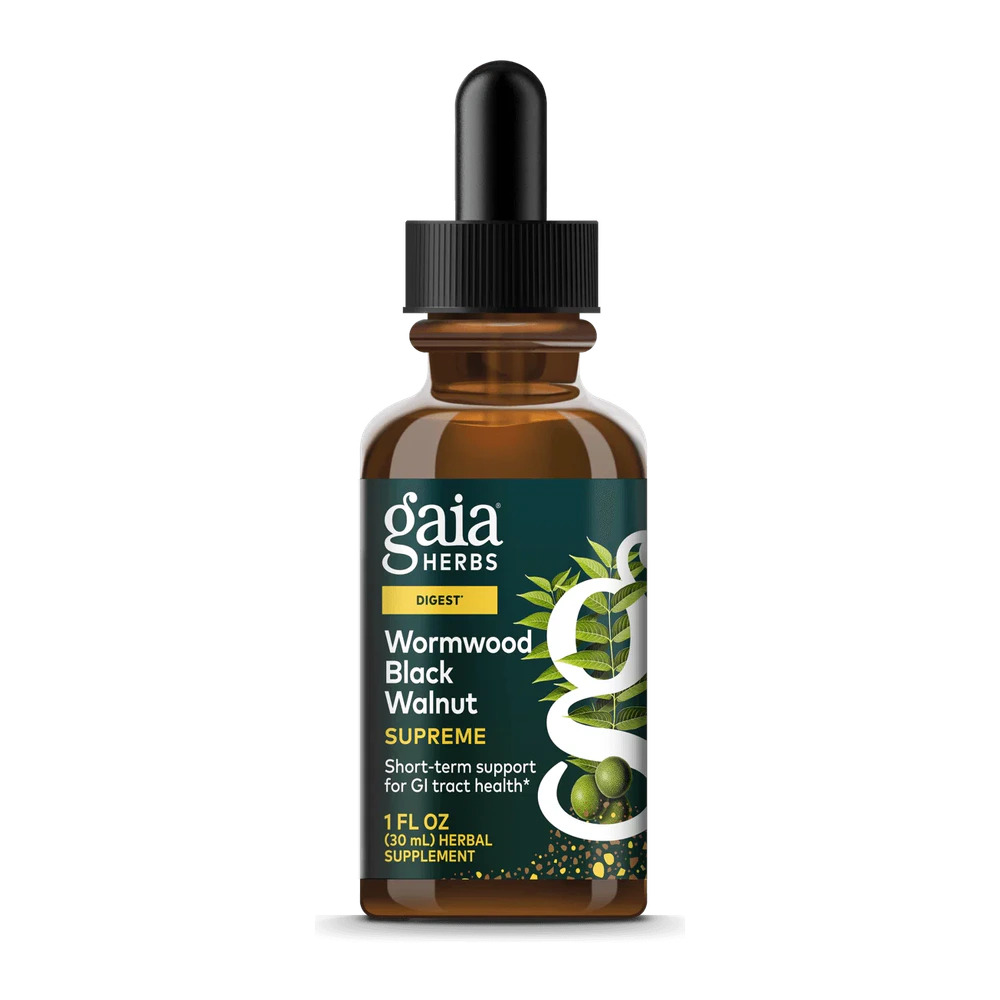 Gaia Herbs - Wormwood Black Walnut Supreme - 1 oz