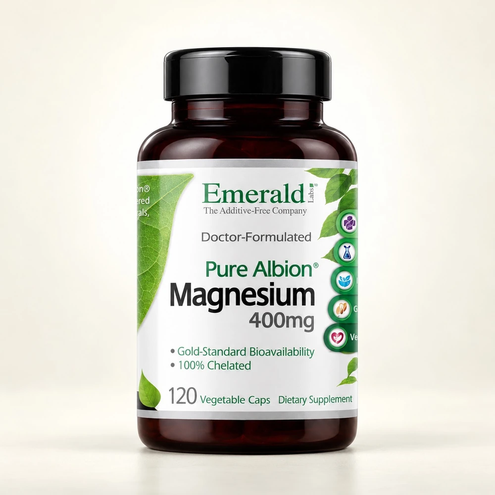 Emerald Labs - Magnesium 400 mg - 120 Veg Capsules